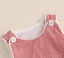 Load image into Gallery viewer, Patched Baseball Romper