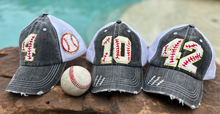 Load image into Gallery viewer, Custom Number Baseball Hats