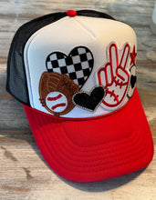 Load image into Gallery viewer, Baseball Patch Trucker Hats (Various Options)