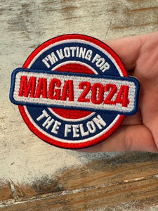 Political Themed Iron On Patches