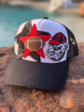 Load image into Gallery viewer, Georgia Dawgs Football Trucker Cap