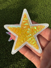 Load image into Gallery viewer, Colorful Sequin Star Iron On Patches