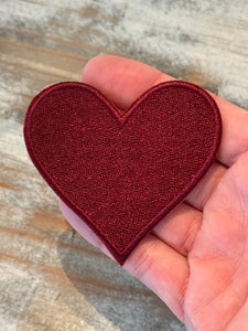 Heart Iron On Patches