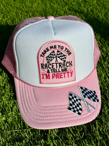 Take Me to the Racetrack Trucker Hat