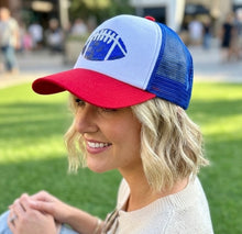 Load image into Gallery viewer, Sequin Football Hats
