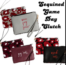 Load image into Gallery viewer, Sequined College Clutch Wristlets
