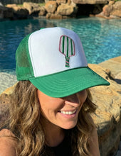 Load image into Gallery viewer, Pickleball Racquet Trucker Cap