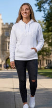 Load image into Gallery viewer, White on White Puff Bobcats Hoodie