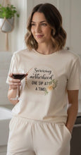 Load image into Gallery viewer, “Surviving Motherhood One Sip At A Time” Loungewear Set