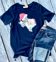 Load image into Gallery viewer, Texas Santa Christmas Tee