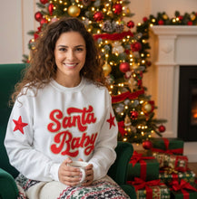 Load image into Gallery viewer, Santa &amp; Stars Christmas Sweatshirt