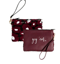 Load image into Gallery viewer, Sequined College Clutch Wristlets