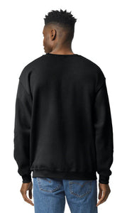 Black on Black EAGLES Puff Sweatshirt