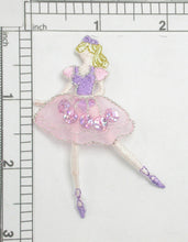 Load image into Gallery viewer, Sequin Ballerina Iron On Patch