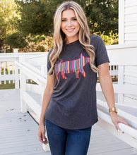 Load image into Gallery viewer, Serape Piggy Graphic Tee