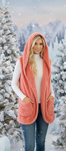 Load image into Gallery viewer, Hooded Plush Sherpa Cardigans