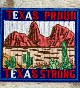 Texas Iron On Patches