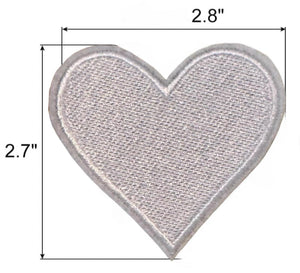 Heart Iron On Patches