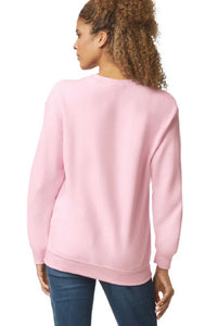 Oversized Mascot Patch Sweatshirts (Pink or White)