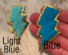Load image into Gallery viewer, Lightning Bolt Iron On Patches