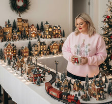 Load image into Gallery viewer, Faux Glitter O’ Christmas Tree Sweatshirts