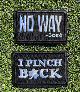 Funny Saying Iron On Patches (Black & White)