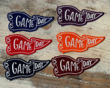 Load image into Gallery viewer, Game Day Pennant Iron On Patches