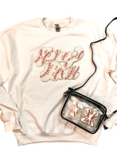 Load image into Gallery viewer, Play Ball Baseball Patch Sweatshirts (Various Colors)