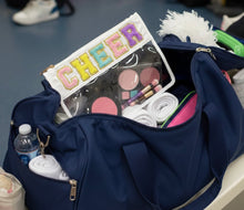 Load image into Gallery viewer, Clear Chenille CHEER Patch Bag