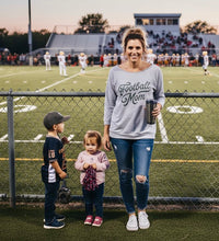 Load image into Gallery viewer, Football Mom Off-The-Shoulder Sweatshirt