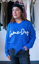 Load image into Gallery viewer, Fringe &amp; Sparkle Game Day Sweater