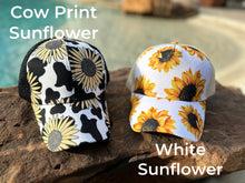 Load image into Gallery viewer, Sunflower Criss Cross Ponytail Baseball Hats