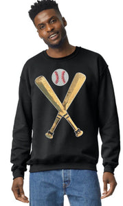 Sequin Baseball Bat & Ball Tops (Tanks, Tees & Sweatshirts)