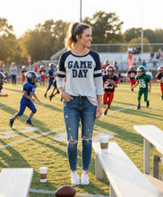 Load image into Gallery viewer, Game Day Raglan Tops (Various Colors)