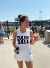 Load image into Gallery viewer, Baseball Bow Hem Tank Top