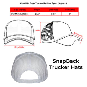 Baseball & Softball Chenille Patch Trucker Caps