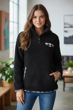 Load image into Gallery viewer, Checkered Plush Pullover