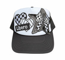 Load image into Gallery viewer, Volleyball Libero Checkered Trucker Cap