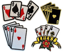 Load image into Gallery viewer, Playing Cards Iron On Patches