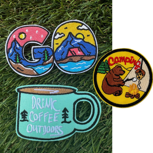 Camping & Outdoor Iron On Patches