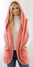 Load image into Gallery viewer, Hooded Plush Sherpa Cardigans