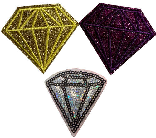 Diamond Iron On Patches (Glitter & Sequin)