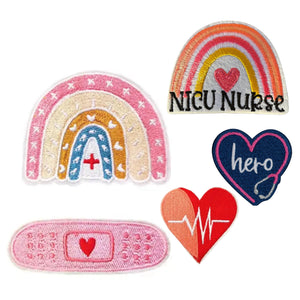 Nurse & Healthcare Iron On Patches (Various Styles)