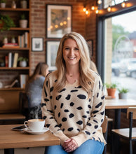 Load image into Gallery viewer, Cookies &amp; Cream Fringe Sweater