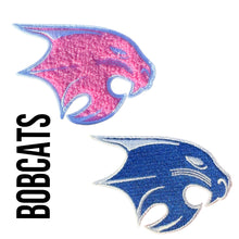 Load image into Gallery viewer, Bobcat Mascot Iron On Patches