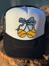 Load image into Gallery viewer, Baseball &amp; Softball Cherry Trucker Hat