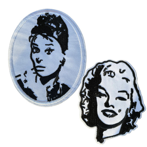 Famous People Iron On Patches