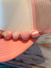 Load image into Gallery viewer, Pink Bubble Gum BEAD CHAINS for Trucker Hats