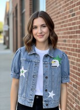 Load image into Gallery viewer, Custom Eagles Denim Jacket