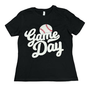 Game Day Baseball Patch Tees & Sweatshirts
